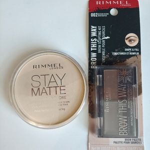 Rimmel London Brow Pallets & Stay Matte Powder